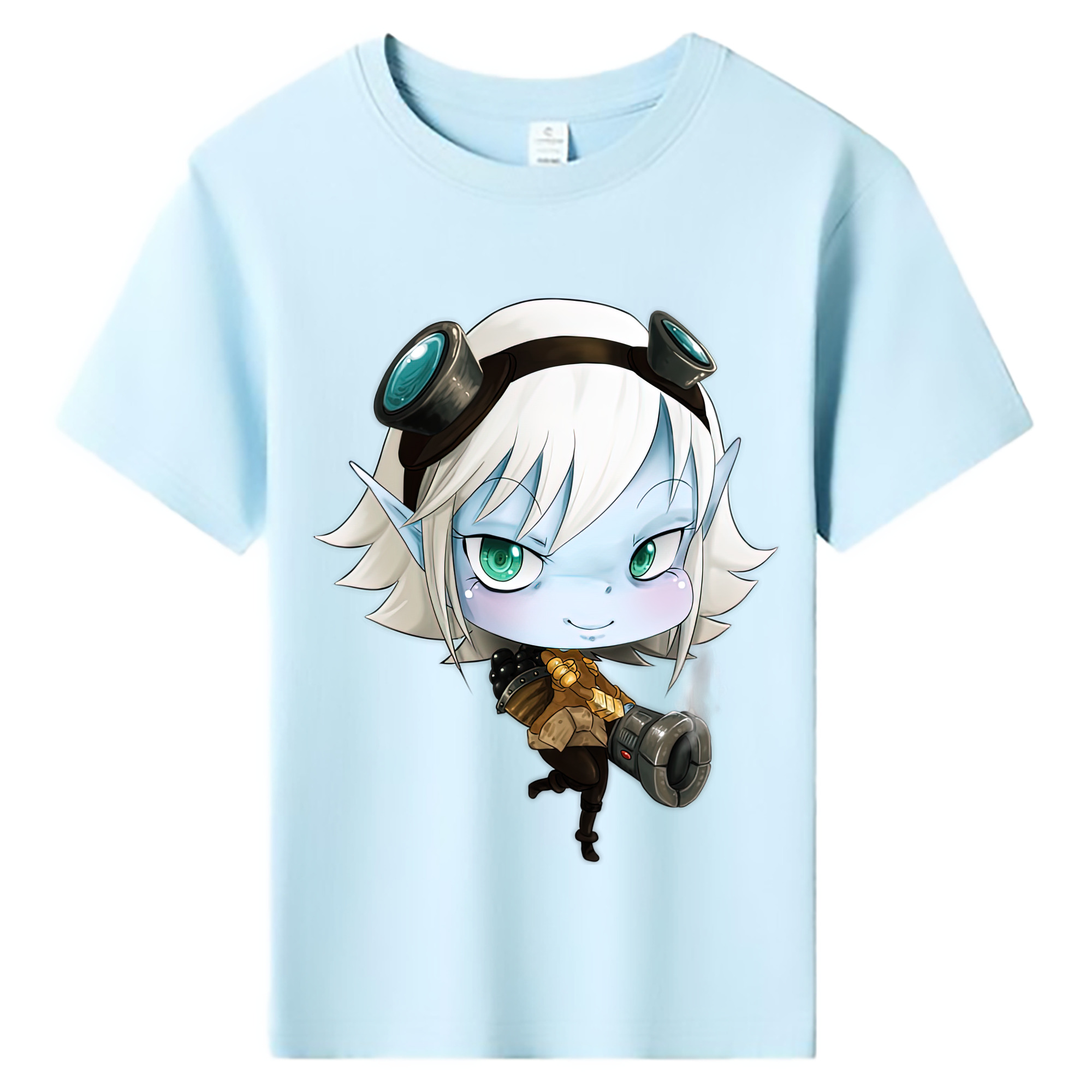 （画像用） リーグ・オブ・レジェンド League of Legends LOL 綿100％キッズTシャツ（フロントプリント）